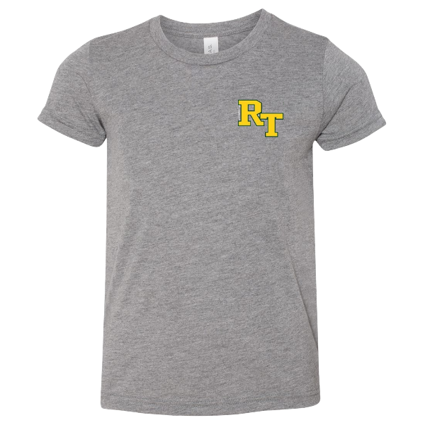 RT Logo with Personalized Football Player(s) /Cheerleader:   t-shirt, long sleeve or sweatshirt
