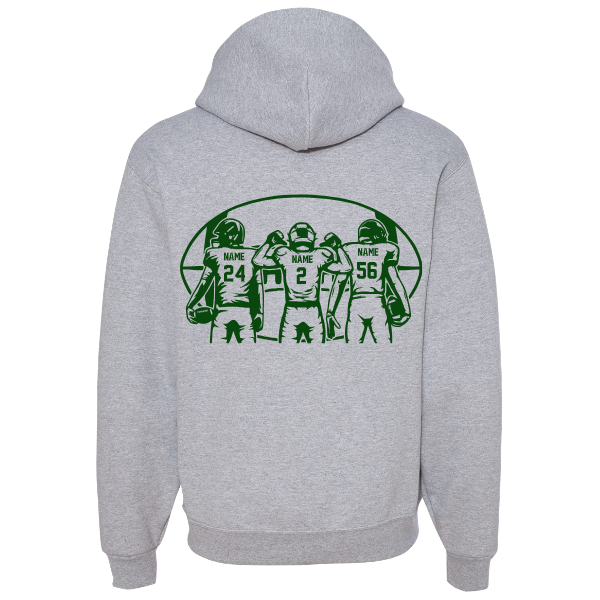 Rockets Football with Personalized Football Player(s) /Cheerleader:   t-shirt, long sleeve or sweatshirt
