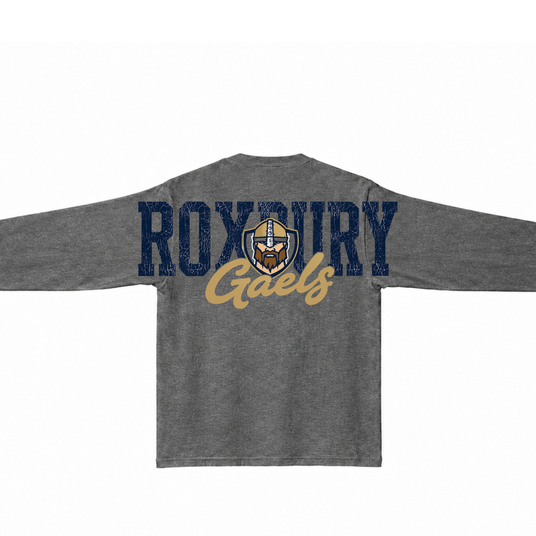 Roxbury Gaels with Gael:  Adult Sizing - Long Sleeve, Crewneck or Quarter Zip (Copy) (Copy)