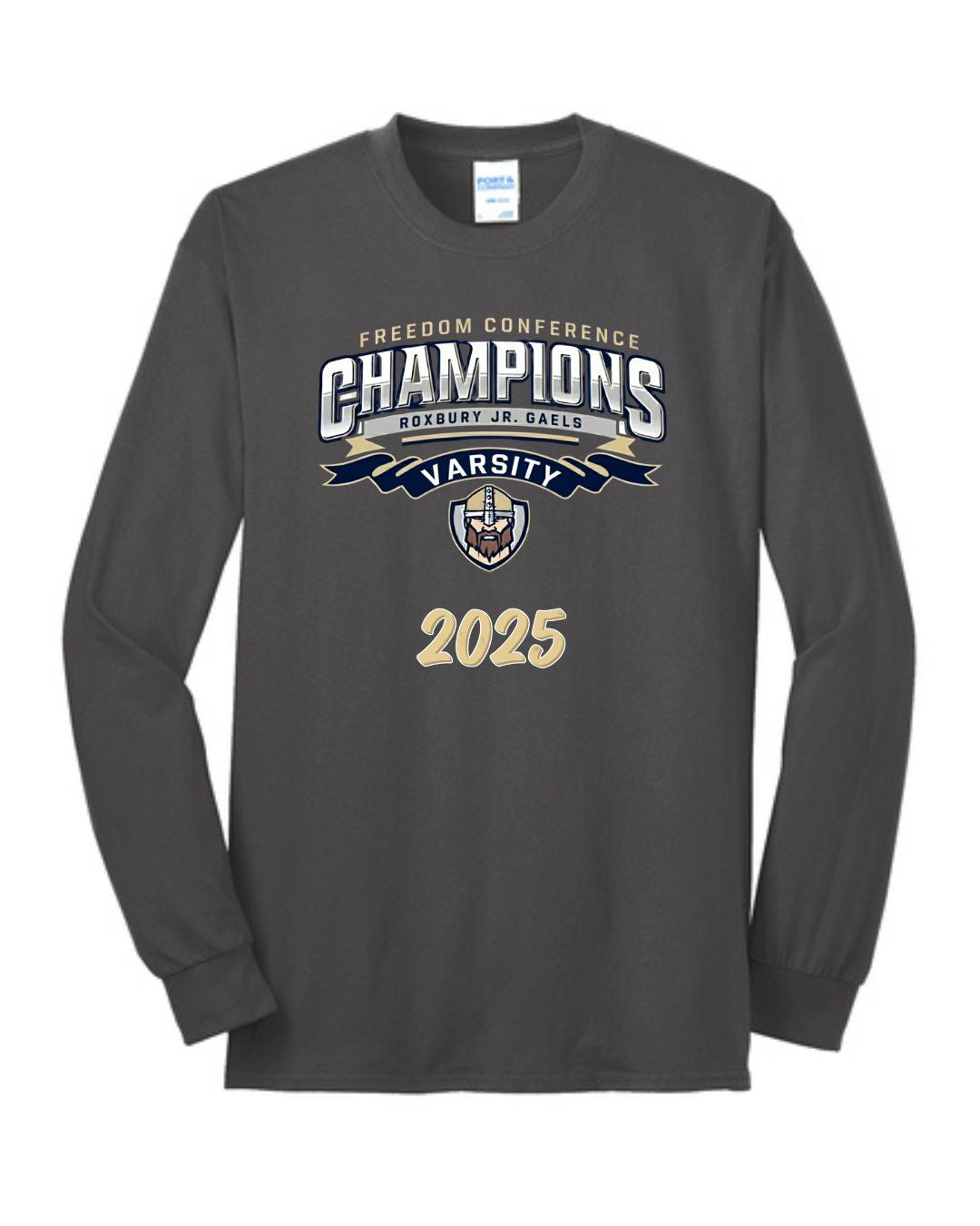 VARSITY CHAMPIONS long sleeve  Navy or Grey
