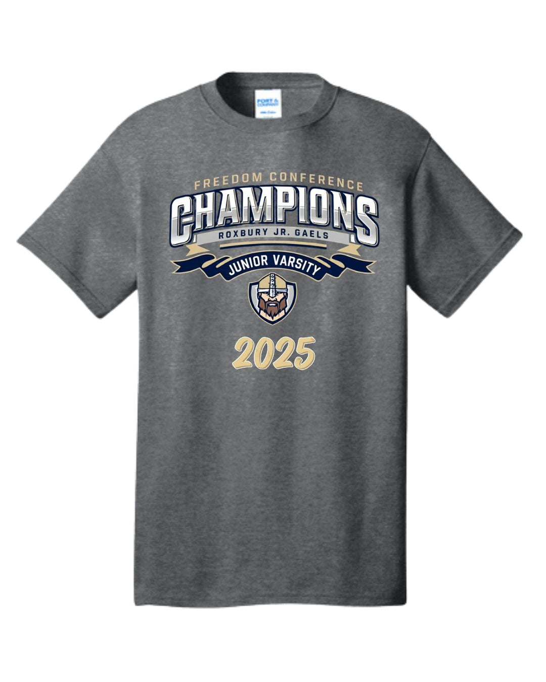 JV CHAMPIONS t-shirt:  Navy or Grey