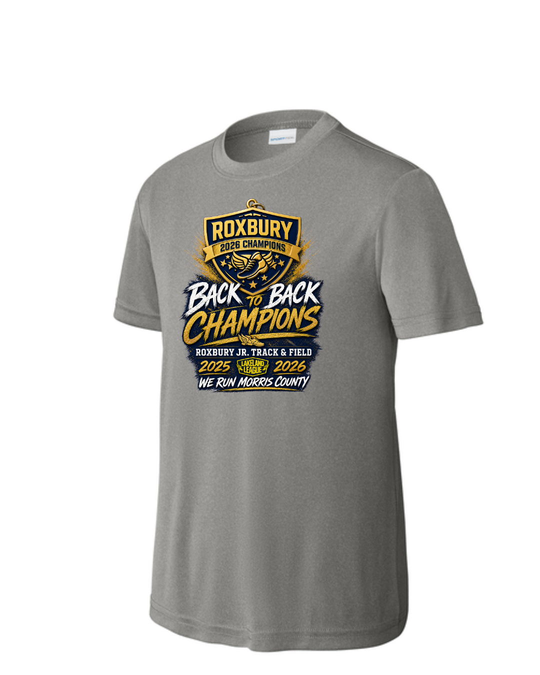 Championship logo T-Shirt:  Cotton or Dri Fit