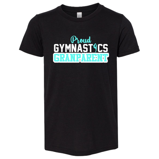 Gymnastics Grandparent Short Sleeve T-Shirt:  Black or White