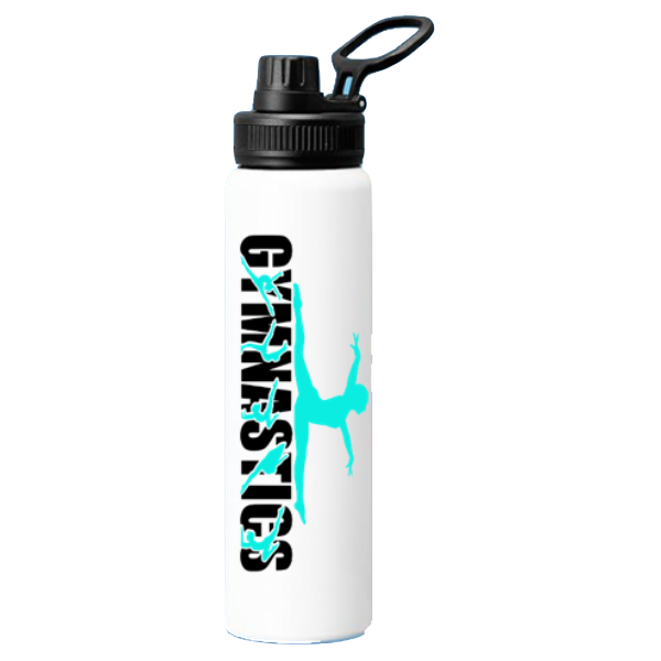 Gymnastics Water Bottle with Personalization Option