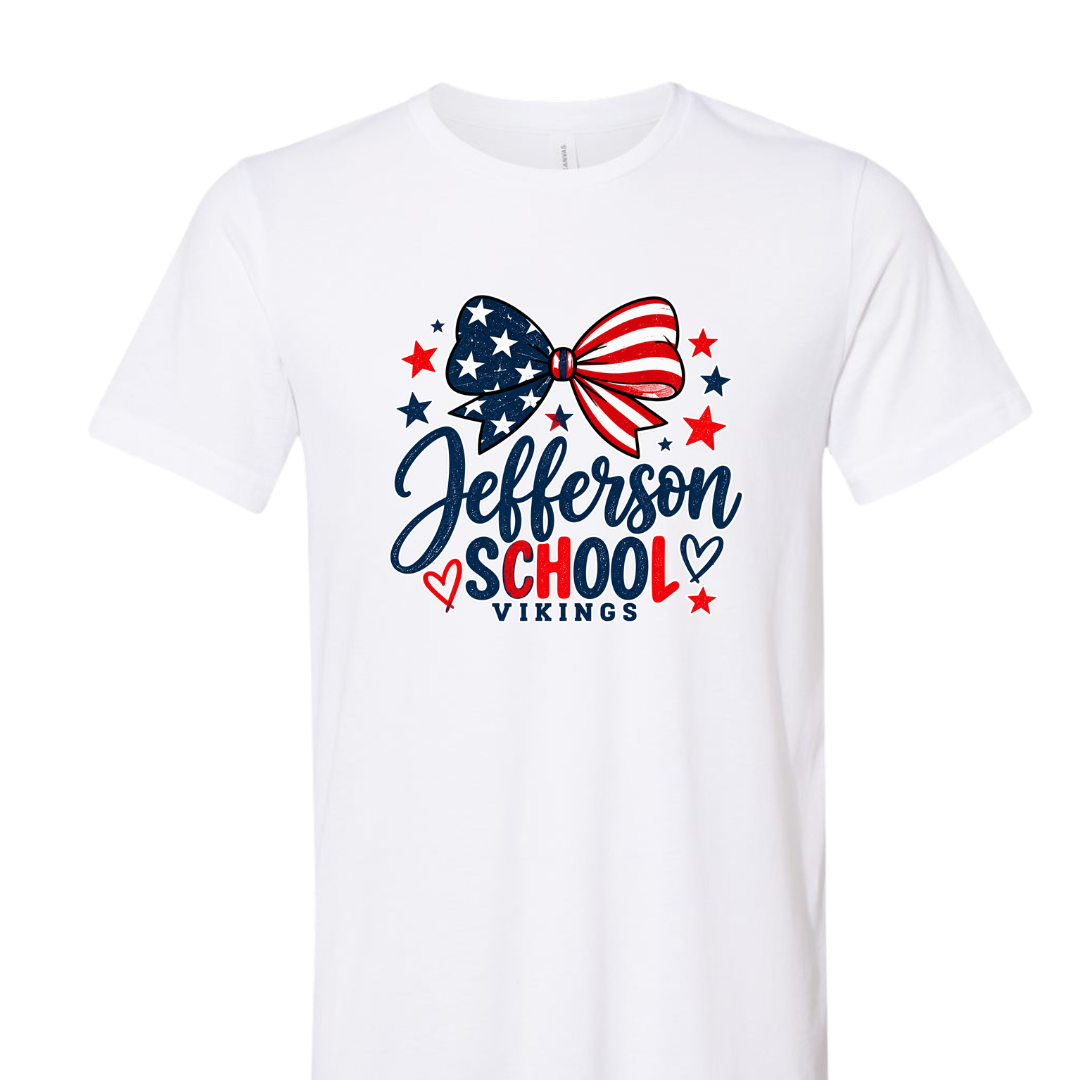 Jefferson School Dri Fit Shirt: youth and adult