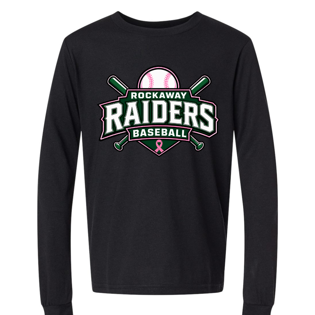Rockaway Raiders Fall Long Sleeve Shirt:  Dri Fit or Cotton
