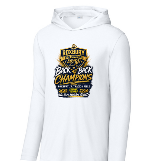 CHAMPIONSHIP logo Dri Fit Long Sleeve Hoodie:  Youth and Adult