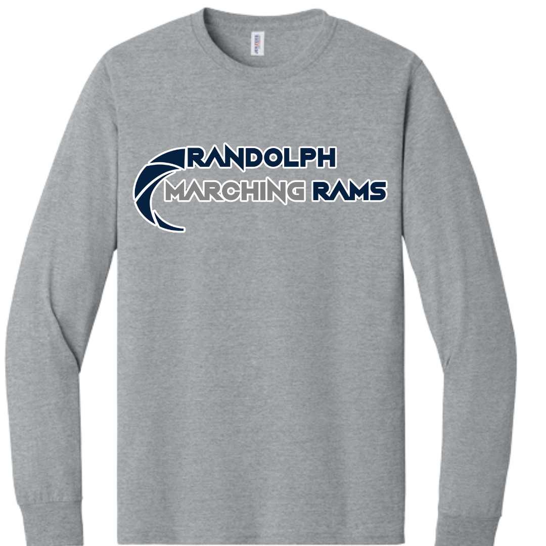 Randolph Marching Band Cotton Long Sleeve T-shirt:  Youth and Unisex Sizes