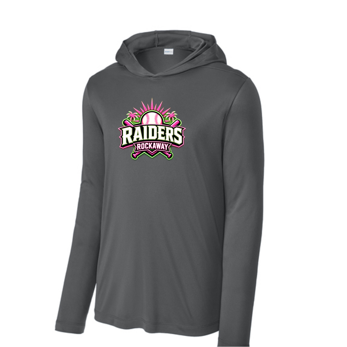 Rockaway Raiders Summer Dri Fit Long Sleeve Hoodie:  Youth and Adult