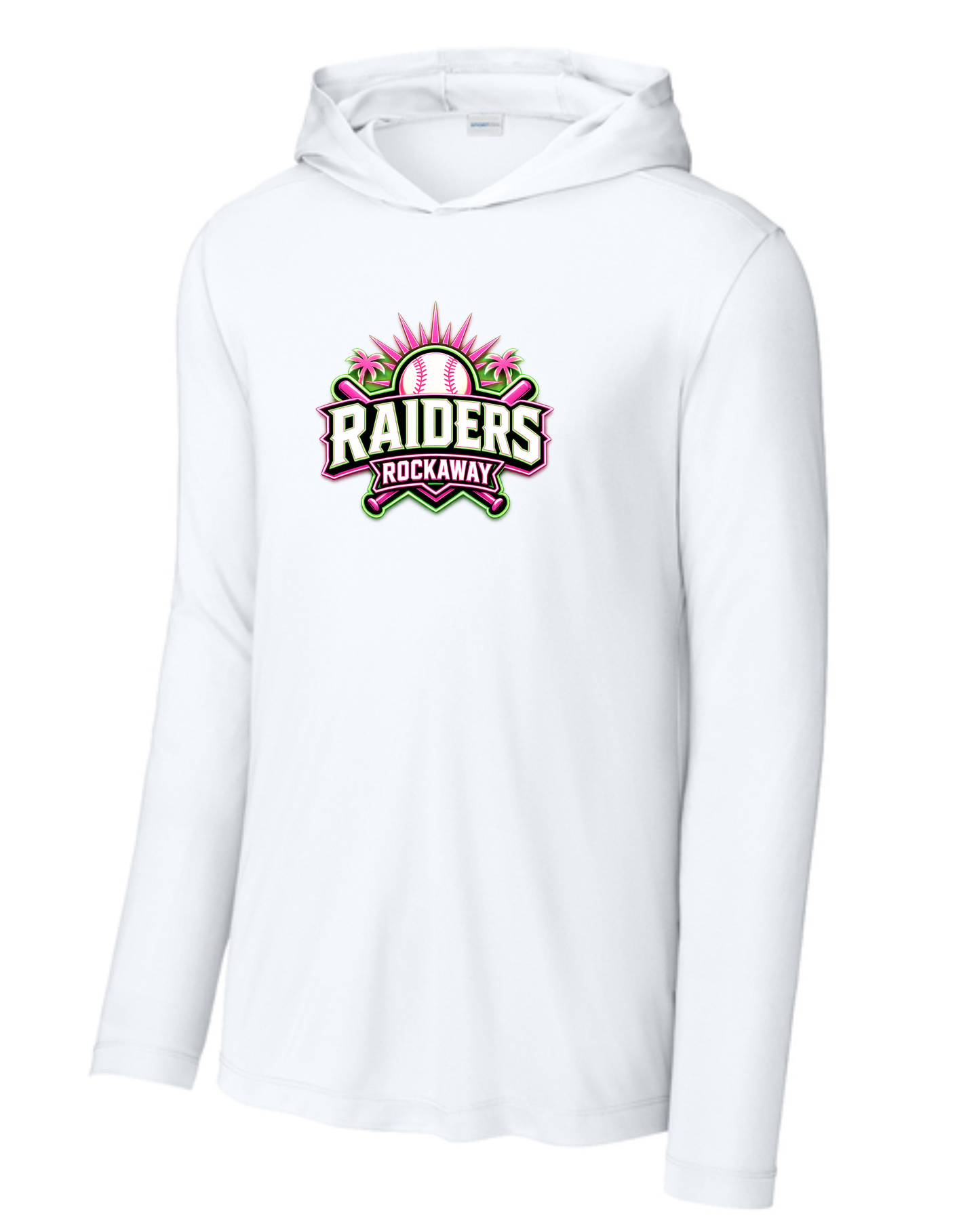 Rockaway Raiders Summer Dri Fit Long Sleeve Hoodie:  Youth and Adult