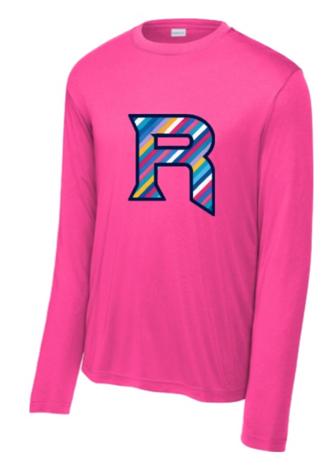 Roxbury PINK Crucial Catch Long Sleeve Shirt