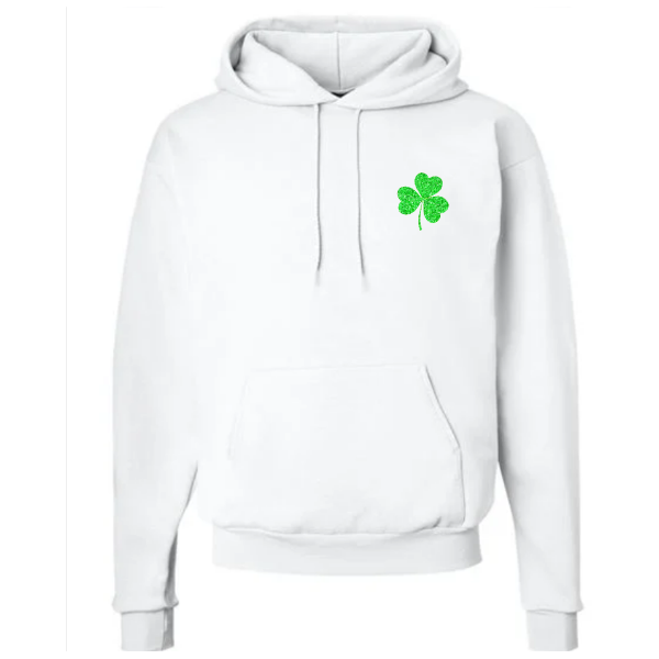 3 times LUCKY:  Long sleeve, crewneck or Hoodie: Youth and Adult