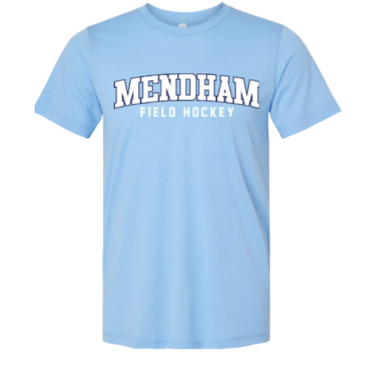 Mendham Twp Field Hockey Sticks T-Shirt: Adult or Youth with Personalization Option
