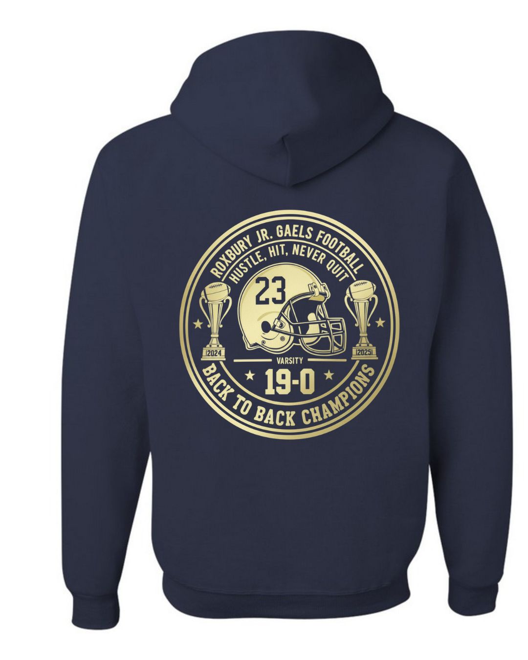 VARSITY CHAMPIONS Hoodie:  Navy or Grey