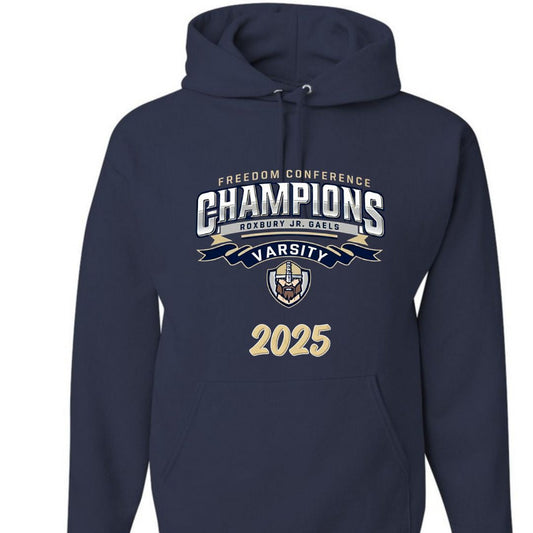 VARSITY CHAMPIONS Hoodie:  Navy or Grey
