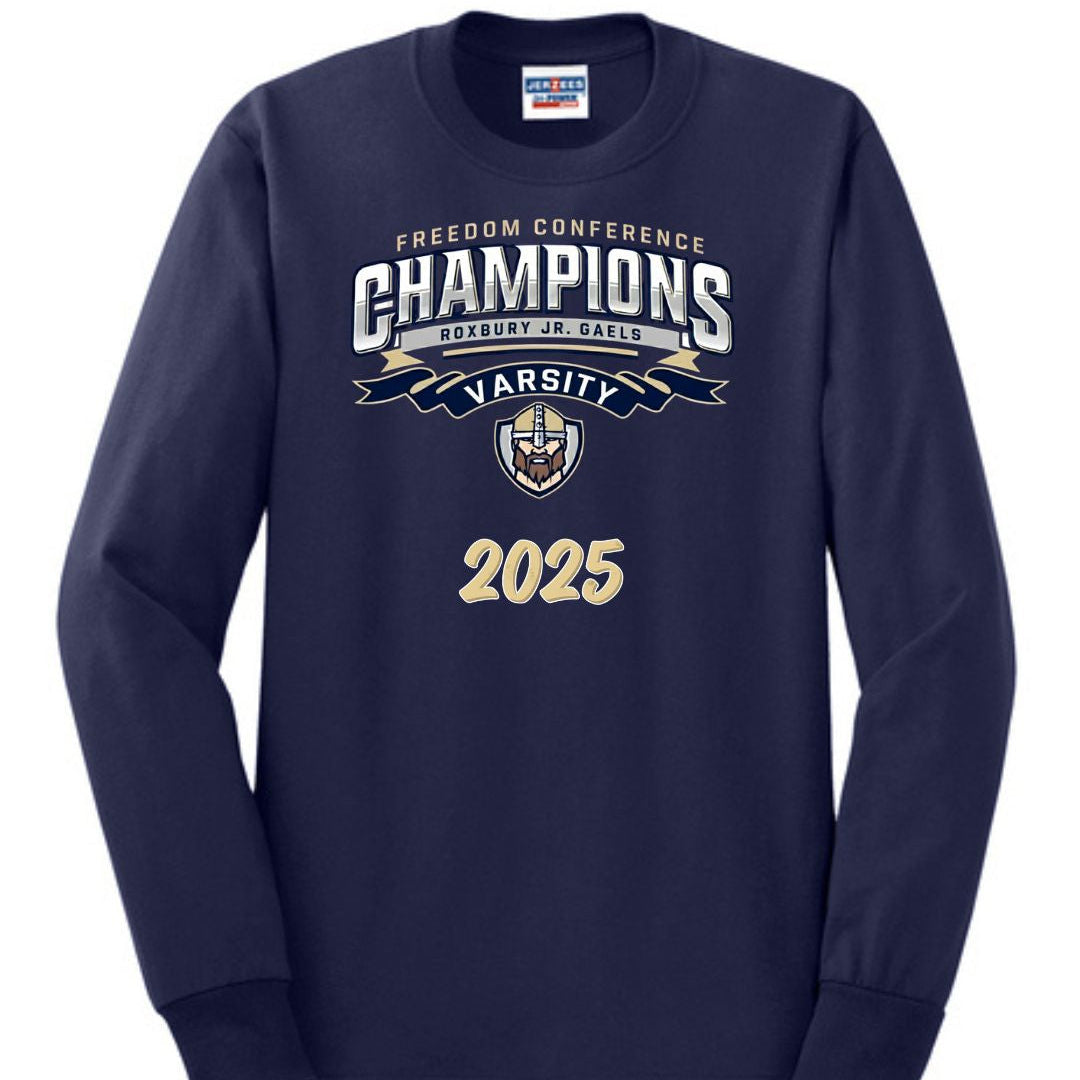 VARSITY CHAMPIONS long sleeve  Navy or Grey