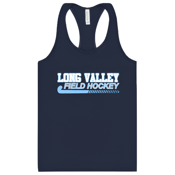 LV Field Hockey Women's Racerback Tank Top:  Navy or White