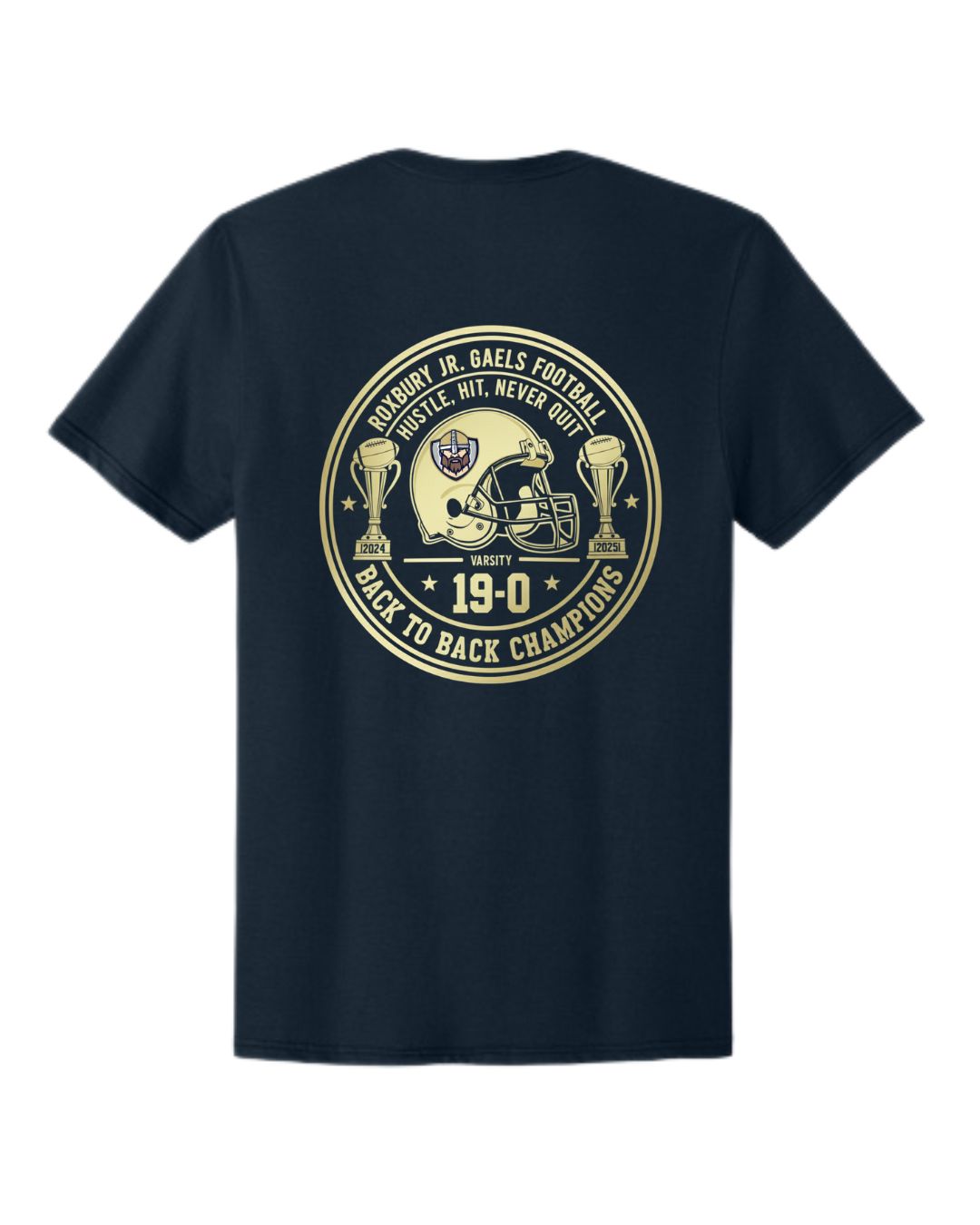 VARSITY CHAMPIONS t-shirt:  Navy or Grey