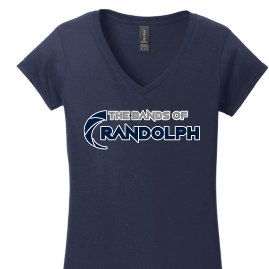 Randolph Marching Band Cotton Women's V-Neck T-shirt