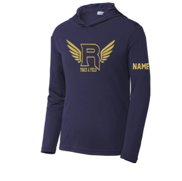Roxbury Track and Field Long Sleeve Hoodie:  Youth and Adult
