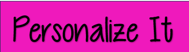 Personalization Price Add On