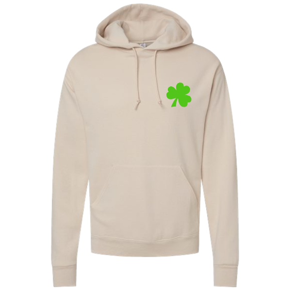 Puffy Shamrock:  Long sleeve, crewneck or Hoodie: Youth and Adult