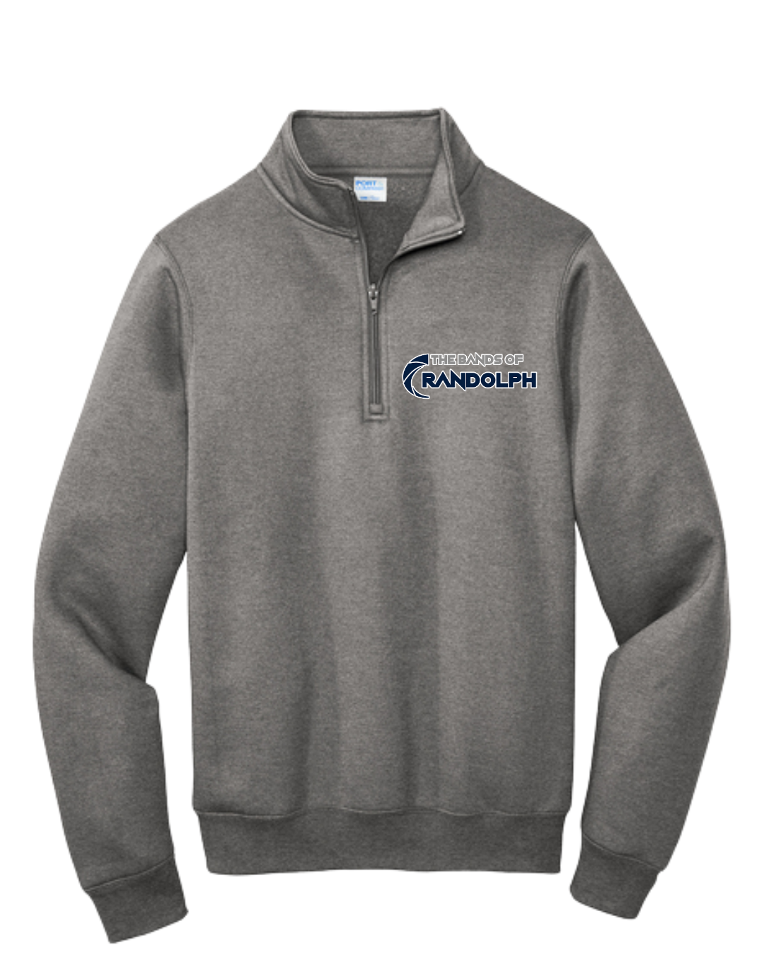 Randolph Marching Bands Quarter Zip: Unisex sizing