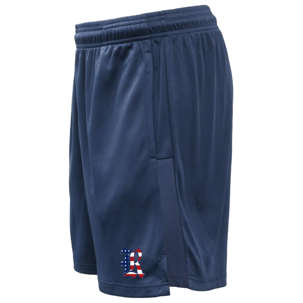 Shorts: American Flag R  Logo:  Youth and Adult