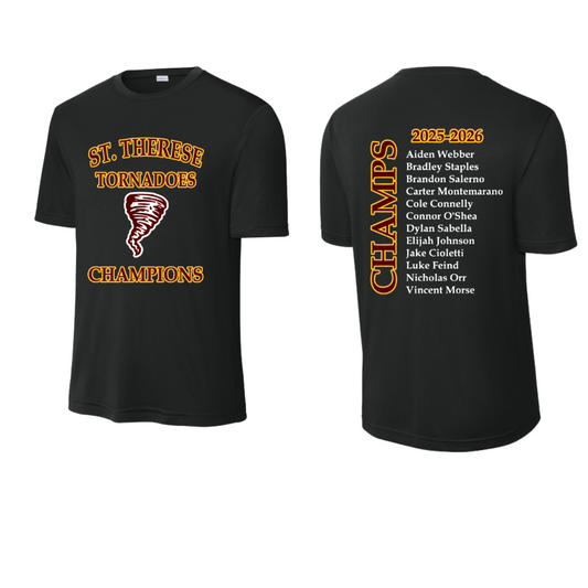 8th Grade BOYS:  CYO Champions Dri Fit T-shirt