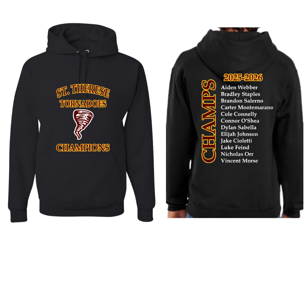 8th Grade BOYS:  CYO Champions Hoodie