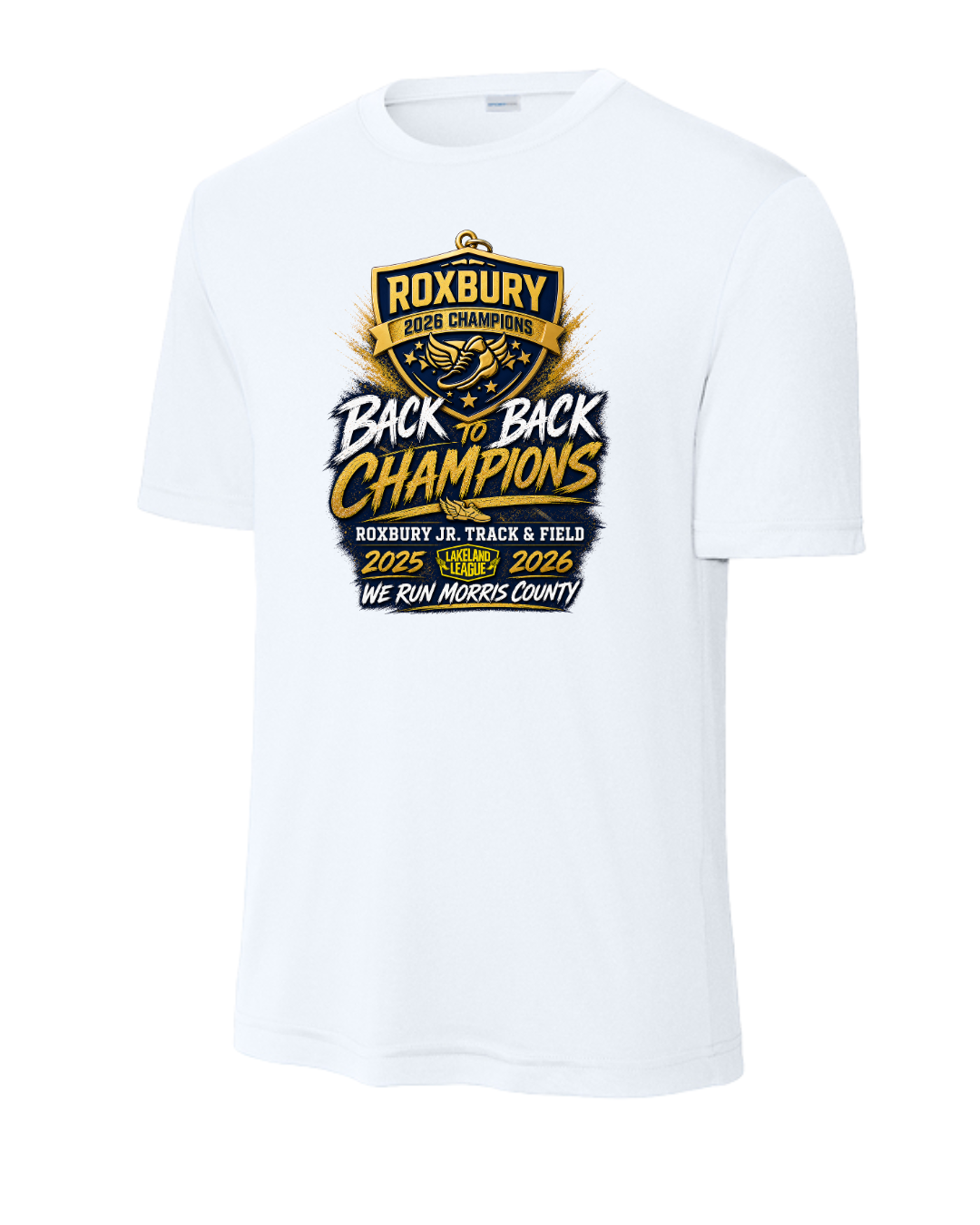 Championship logo T-Shirt:  Cotton or Dri Fit