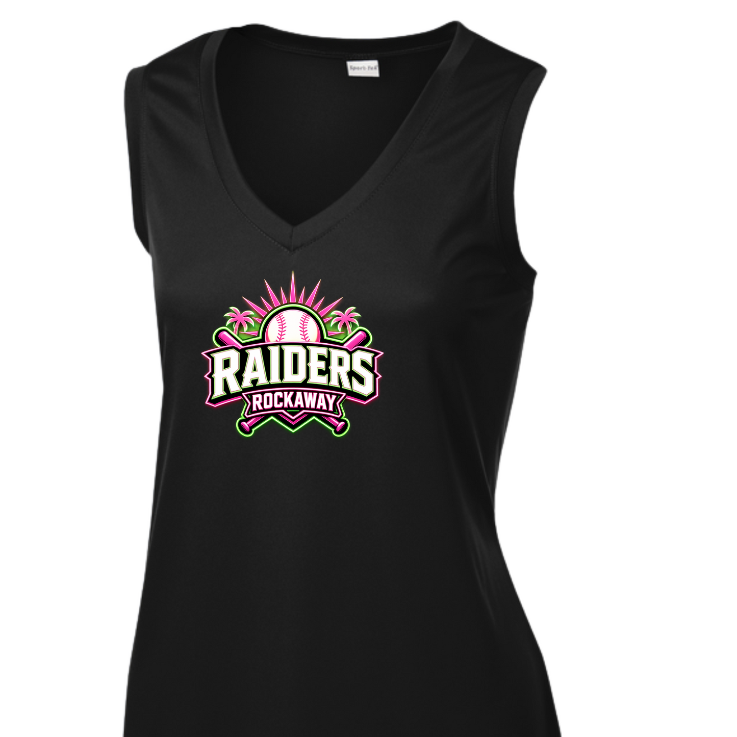 Rockaway Raiders Summer Women's V-Neck Tank with Personalization Option