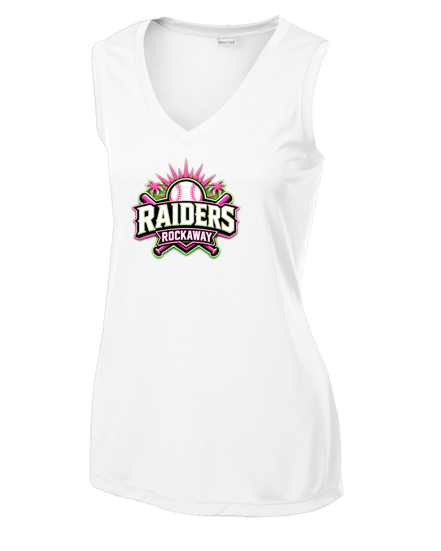 Rockaway Raiders Summer Women's V-Neck Tank with Personalization Option