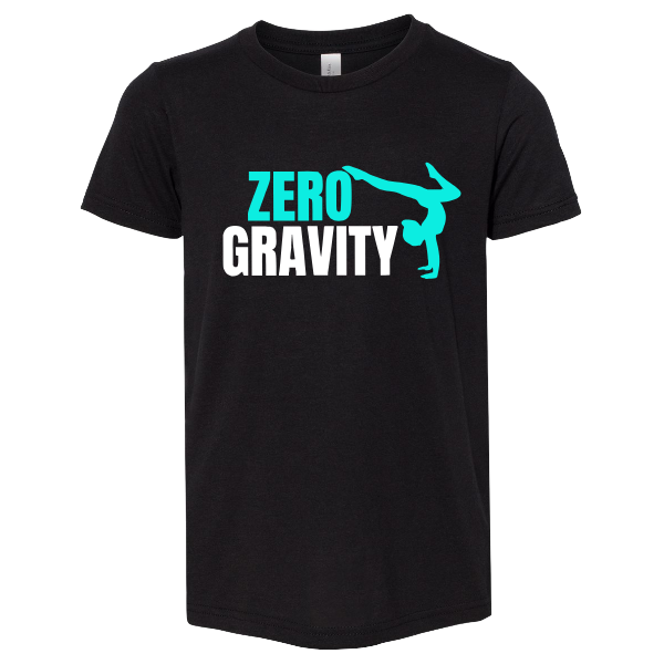 Zero Gravity T-shirt with Personalization Option:  Black or White:  Youth/Adult