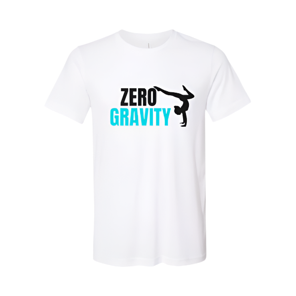 Zero Gravity T-shirt with Personalization Option:  Black or White:  Youth/Adult
